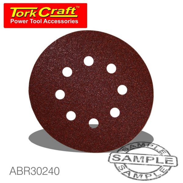 SANDING DISC VELCRO 115MM 240GT