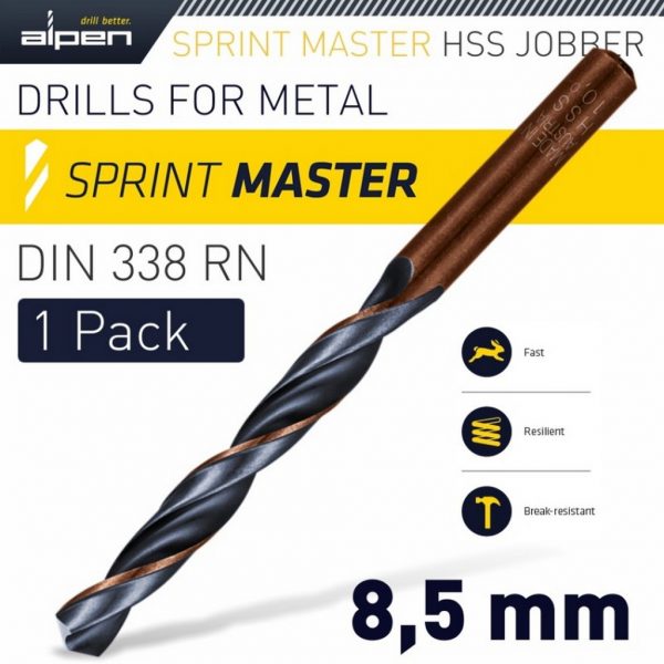 DRILL HSS SPRINT 08.5MM