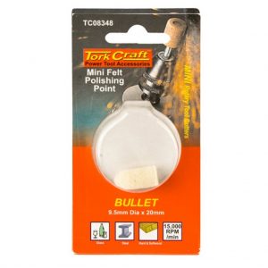 MINI FELT POLISH. 9.5X20MM BULLET