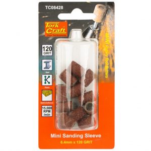 MINI SANDING SLEEVE 6.4MM 120G