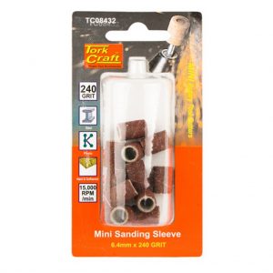 MINI SANDING SLEEVE 6.4MM 240G