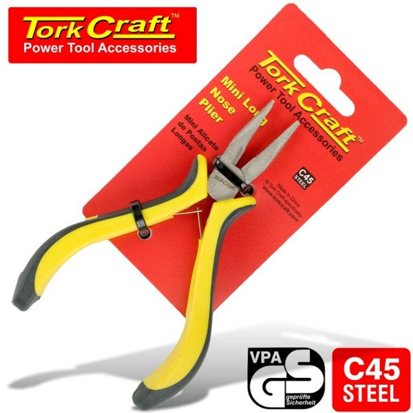 PLIER MINI LONG NOSE 120MM