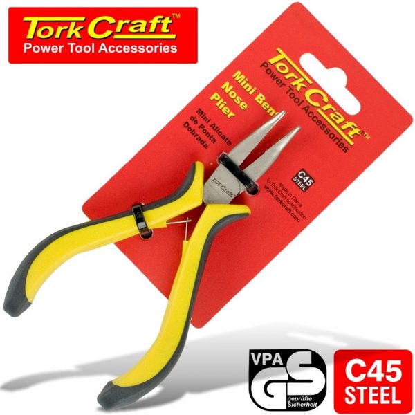 PLIER MINI BENT NOSE 120MM