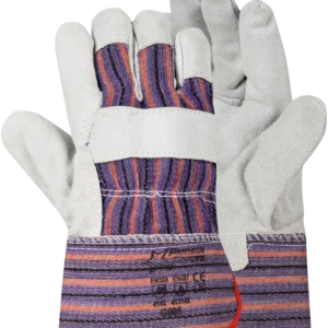 GLOVES LEATHER CANDY STRIPE