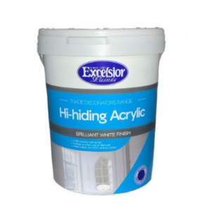 EXCEL T/DECO HI-HIDING ACR WHITE 20LT