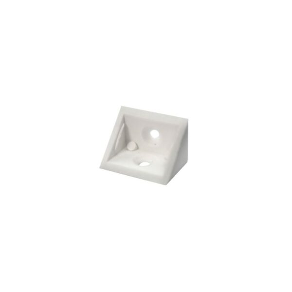 BRACKET CORNER WHITE SML X10