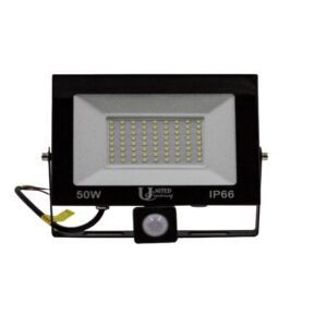 LED FLOOD SMD SLIM 50W + MOTION SENSOR
