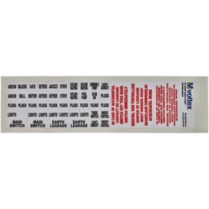 BOARD LABEL SET STICK ON