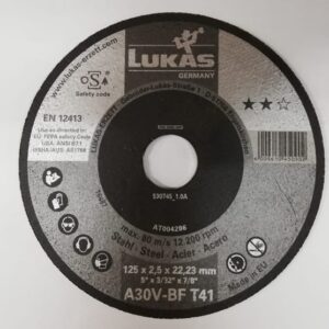 CUTTING DISC 125MM STEEL