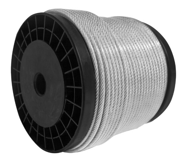 STEEL CABLE 3.2-4.8MM PVC PER METER