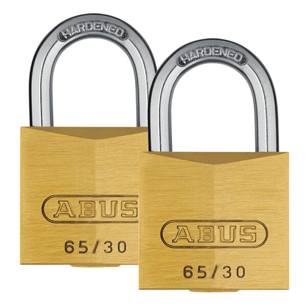 PADLOCK ABUS 65/30MM 2PACK K/A