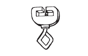 CURTAIN END STOPS I RAIL X4