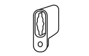 CURTAIN END CAP I REGULAR X2