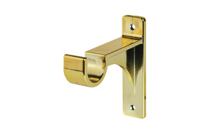 CURTAIN BRACKET SNG ABS 25MM BRS