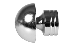 CURTAIN FINIAL ANNENE 25MM CHR