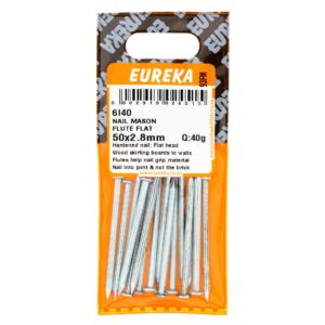 NAIL M/FLUTED FLAT 50X2.8MM 40G