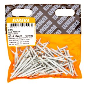 NAIL M/FLUTED CSK 40X2.8MM 150G