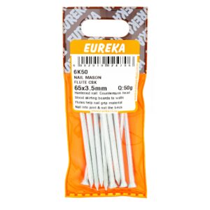 NAIL M/FLUTED CSK 65X3.5MM 50G