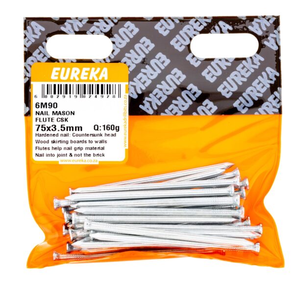NAIL M/FLUTED CSK 75X3.5MM 160G | Blits Elektries en Hardeware