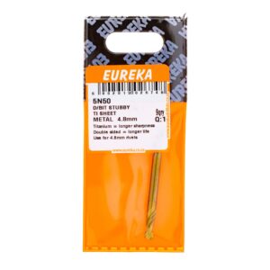 DRILL BIT STUB TI METAL 4.8MM X1