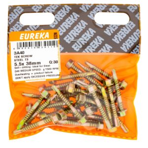 TEK SCREW ST 5.5X38MM X30