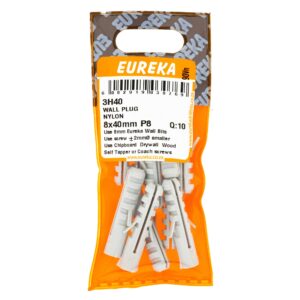 WALL PLUG NYLON 8X40MM P8X10