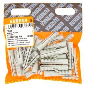 WALL PLUG NYLON 8X40MM P8X30