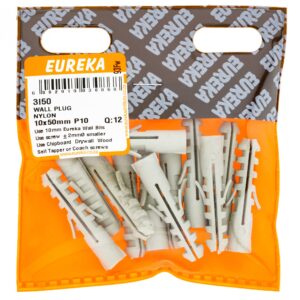 WALL PLUG NYLON 10X50MM P10X12