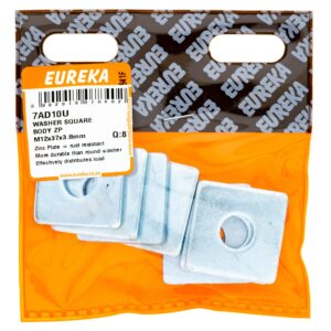 WASHER SQ B ZP M12X37X3.8 X8