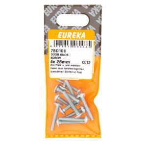 DOOR KNOB SCR 4X25MM X12