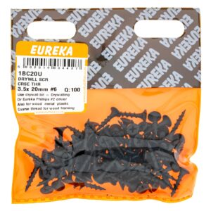 DRYWALL SCR CTHR 3.5X20MM X100