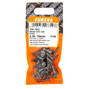 WOOD SCR CSK ST 4X16MM X40