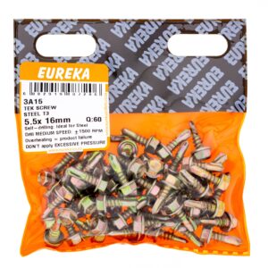 TEK SCREW ST 5.5X16MM X60