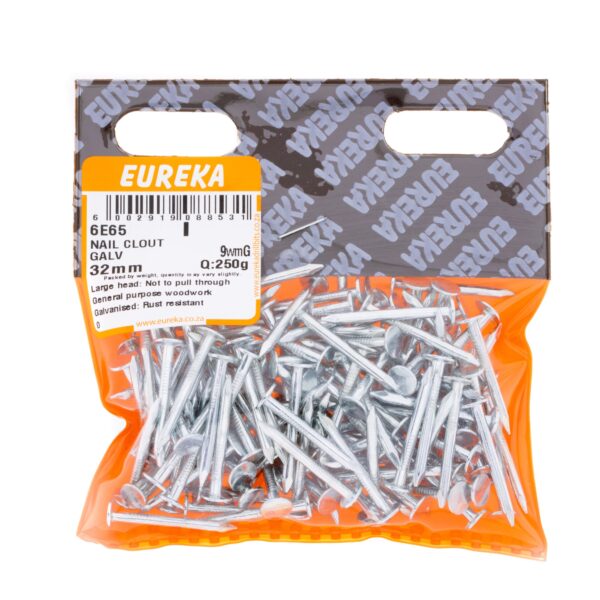 NAIL CLOUT GALV 32MM 250G