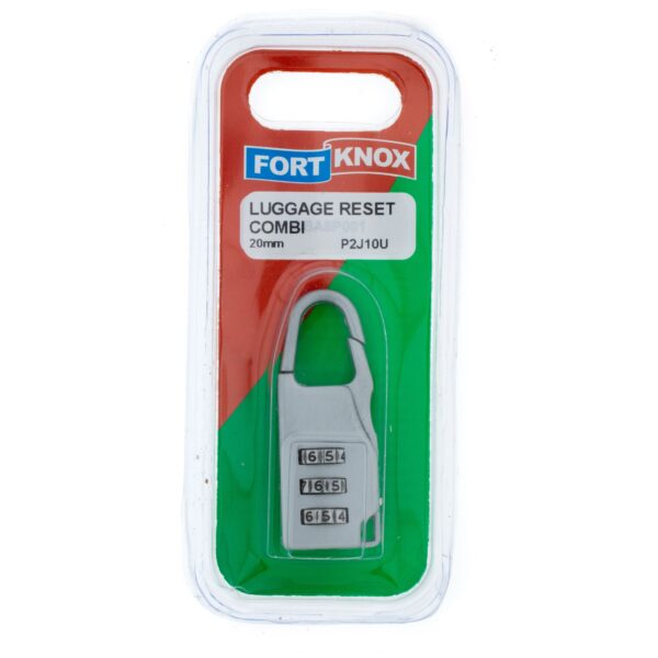 PADLOCK LUGGAGE RESET COMBI 20mm