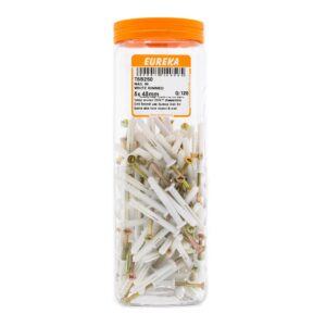 NAIL IN WHITE RIMMED 5X45MM X120