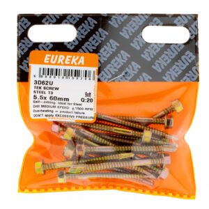 TEK SCREW ST 5.5X60MM X20