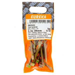 TEK SCREW ST FULL 5.5X38MM X12