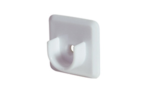 CURTAIN BRACKET IN 16MM WHT X2