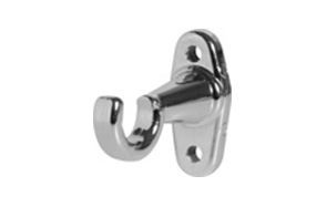 CURTAIN BRACKET PLS 16MM CHR X2