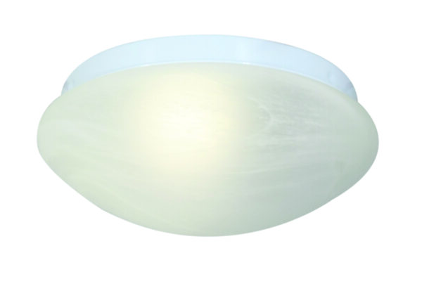 LIGHT CEILING BATHROOM ALBASTER 220MM WHITE