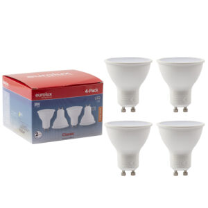 LED GU10 3W 4PC WW