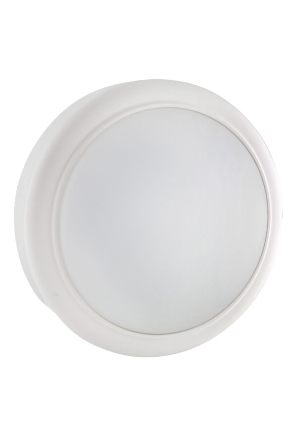 LED BULKHEAD ROUND 15W WHITE