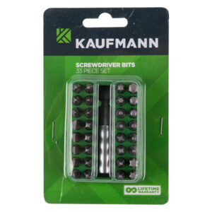 SCREWDRIVER BIT SET 33 PC