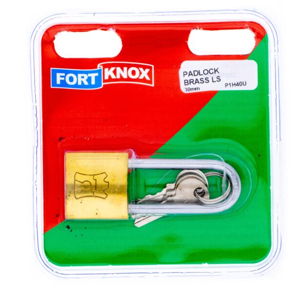 PADLOCK L/S 30MM BRASS