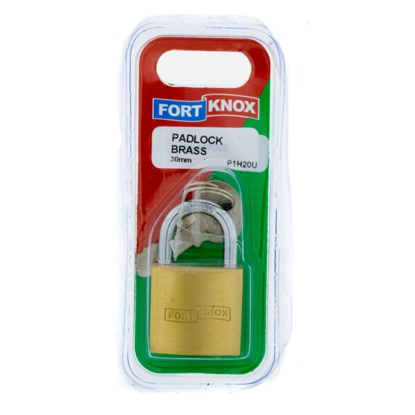 PADLOCK BRASS 30MM