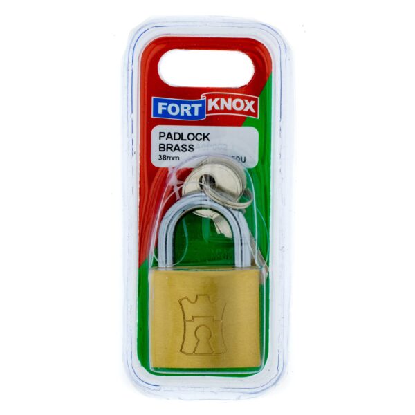 PADLOCK BRASS 38MM