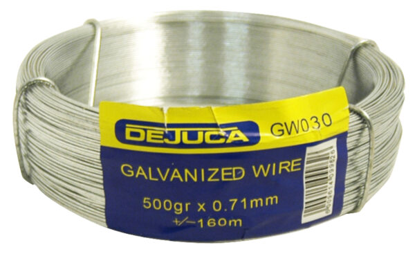 GALVANISED WIRE 0.71MM 250GR +-80M