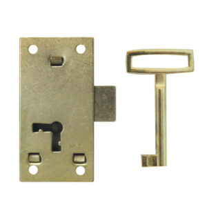 LOCK CUPBOARD 2 LEVER 64MM BP