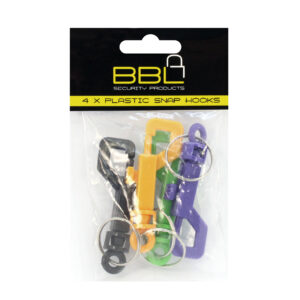 KEY TAG SNAPHOOK PLASTIC X4
